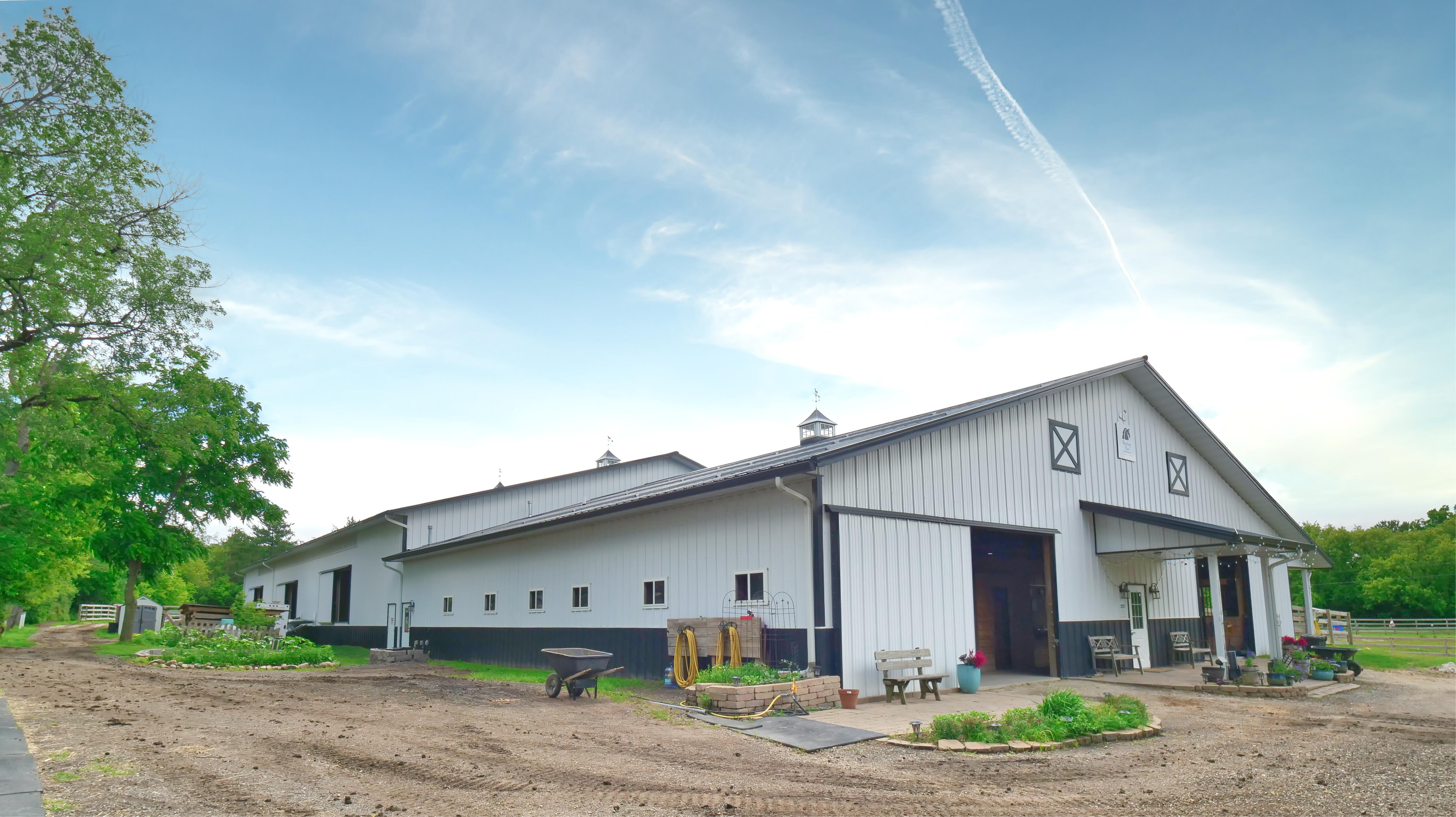 LUXURY EQUESTRIAN ESTATE---owner financing available! | Living Quarters + Stables | For Sale