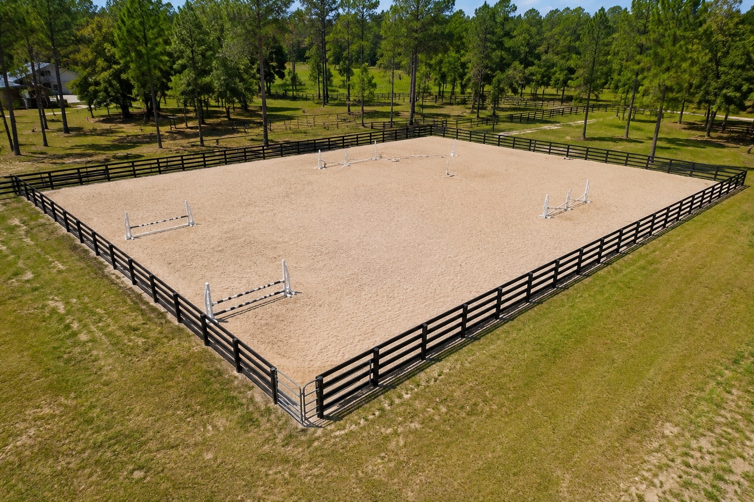 5.16-Acre Turnkey Equestrian Property Near Ocala, Florida | Living Quarters + Stables | For Sale