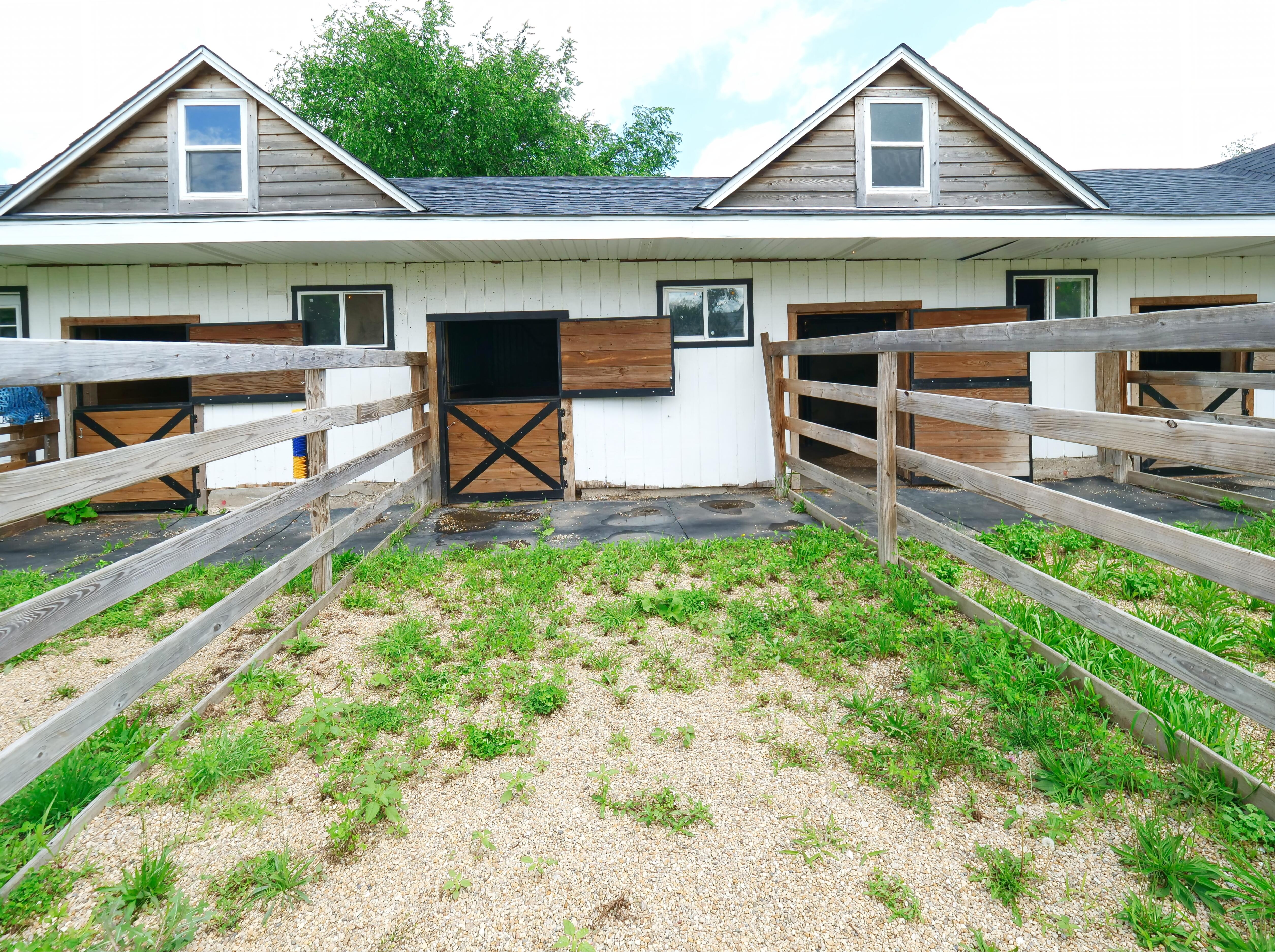 LUXURY EQUESTRIAN ESTATE---owner financing available! | Living Quarters + Stables | For Sale