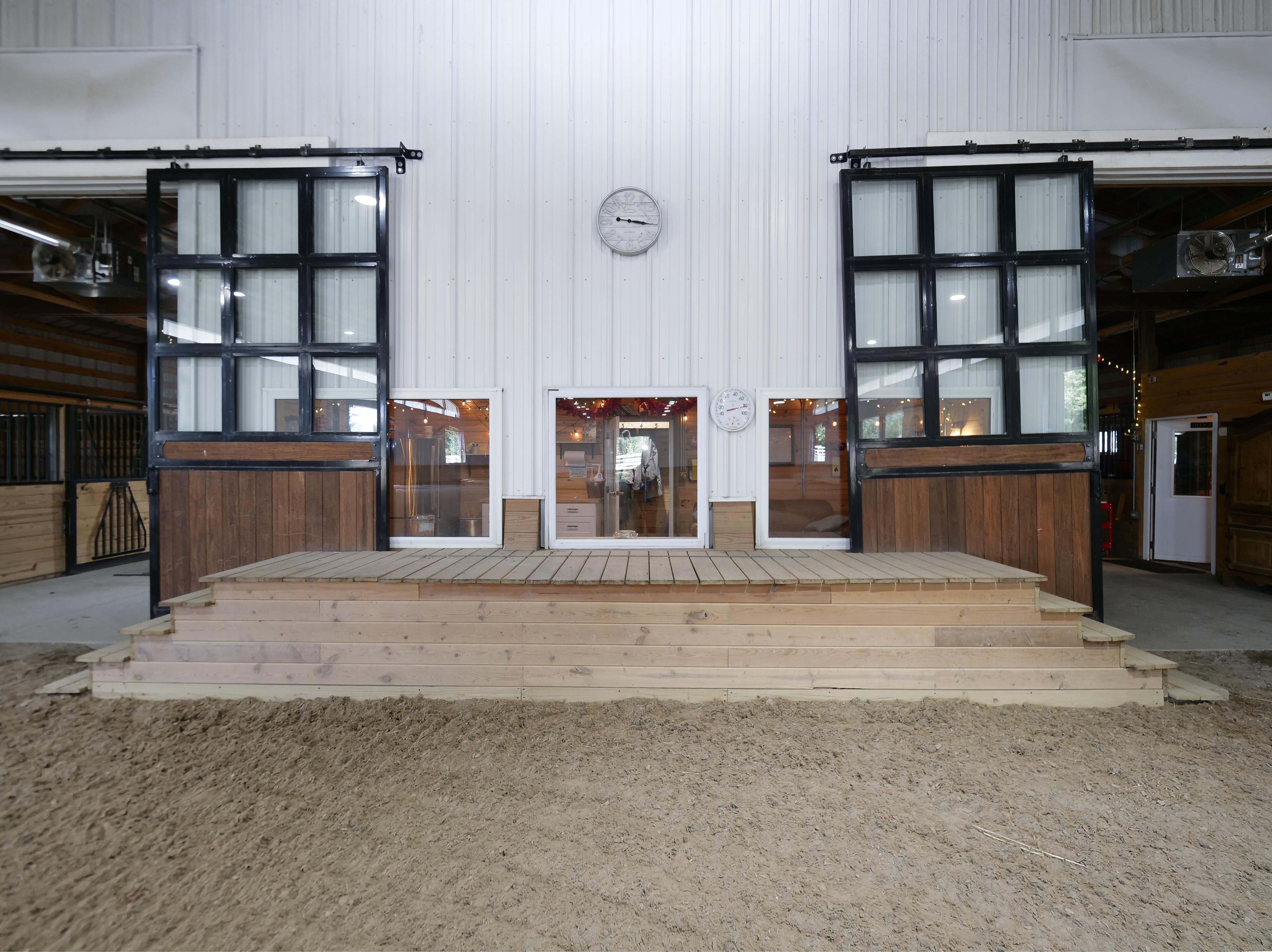 LUXURY EQUESTRIAN ESTATE---owner financing available! | Living Quarters + Stables | For Sale