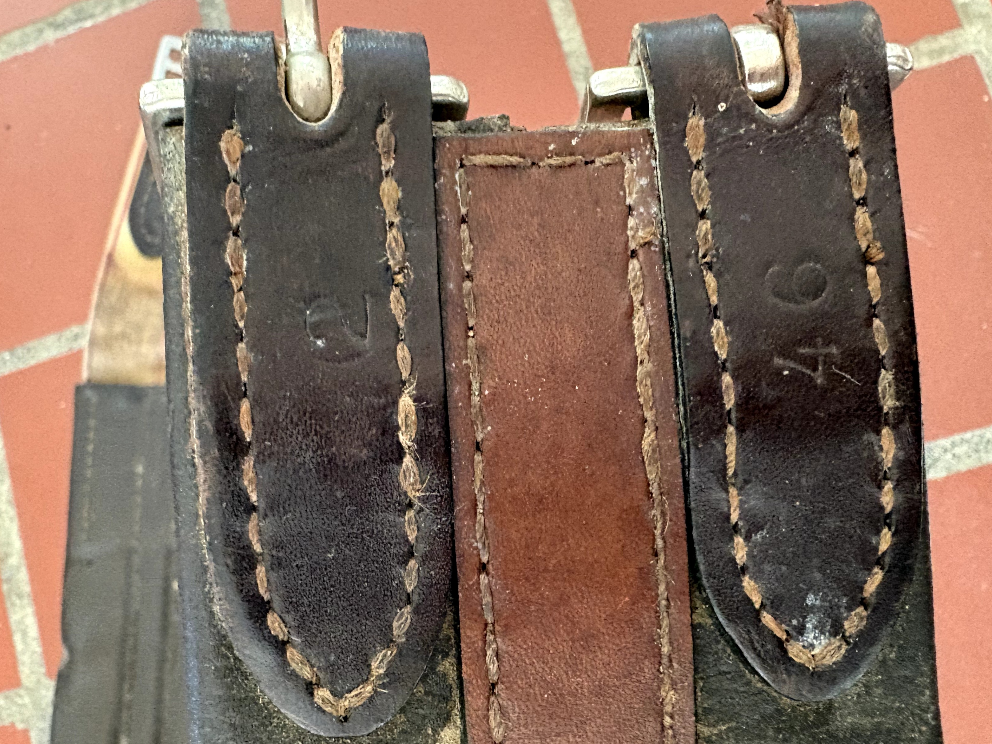 Leather English Girths – 46” Whitman + 48” Vintage Leather Best Offers Considered! | Used | Size: 46 and 48