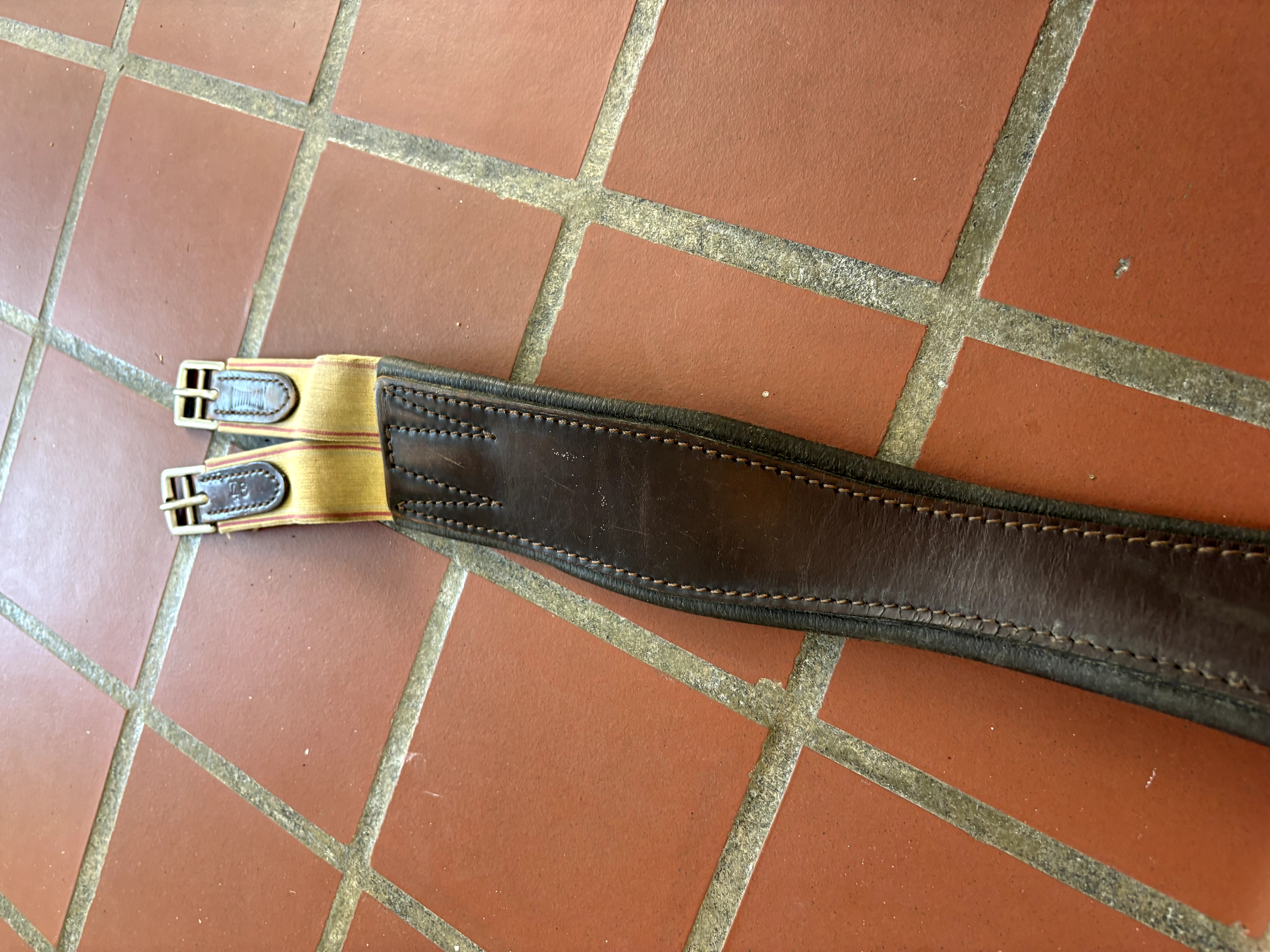 Leather English Girths – 46” Whitman + 48” Vintage Leather Best Offers Considered! | Used | Size: 46 and 48
