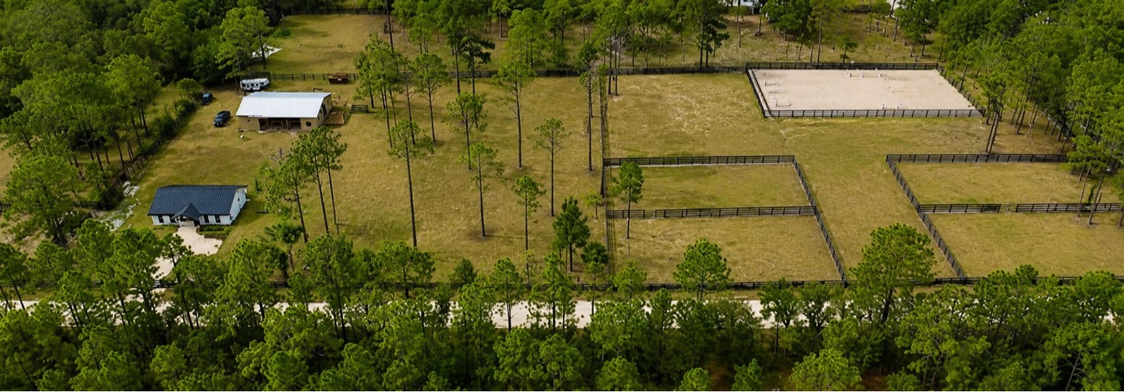 5.16-Acre Turnkey Equestrian Property Near Ocala, Florida | Living Quarters + Stables | For Sale