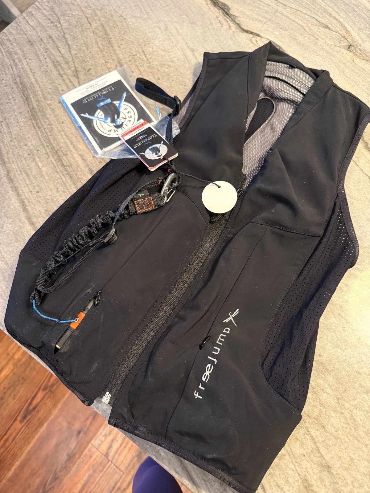 NWT Freejump Airbag Vest Black XS Regular Fit Equestrian Safety $475 OBO | Free Jump