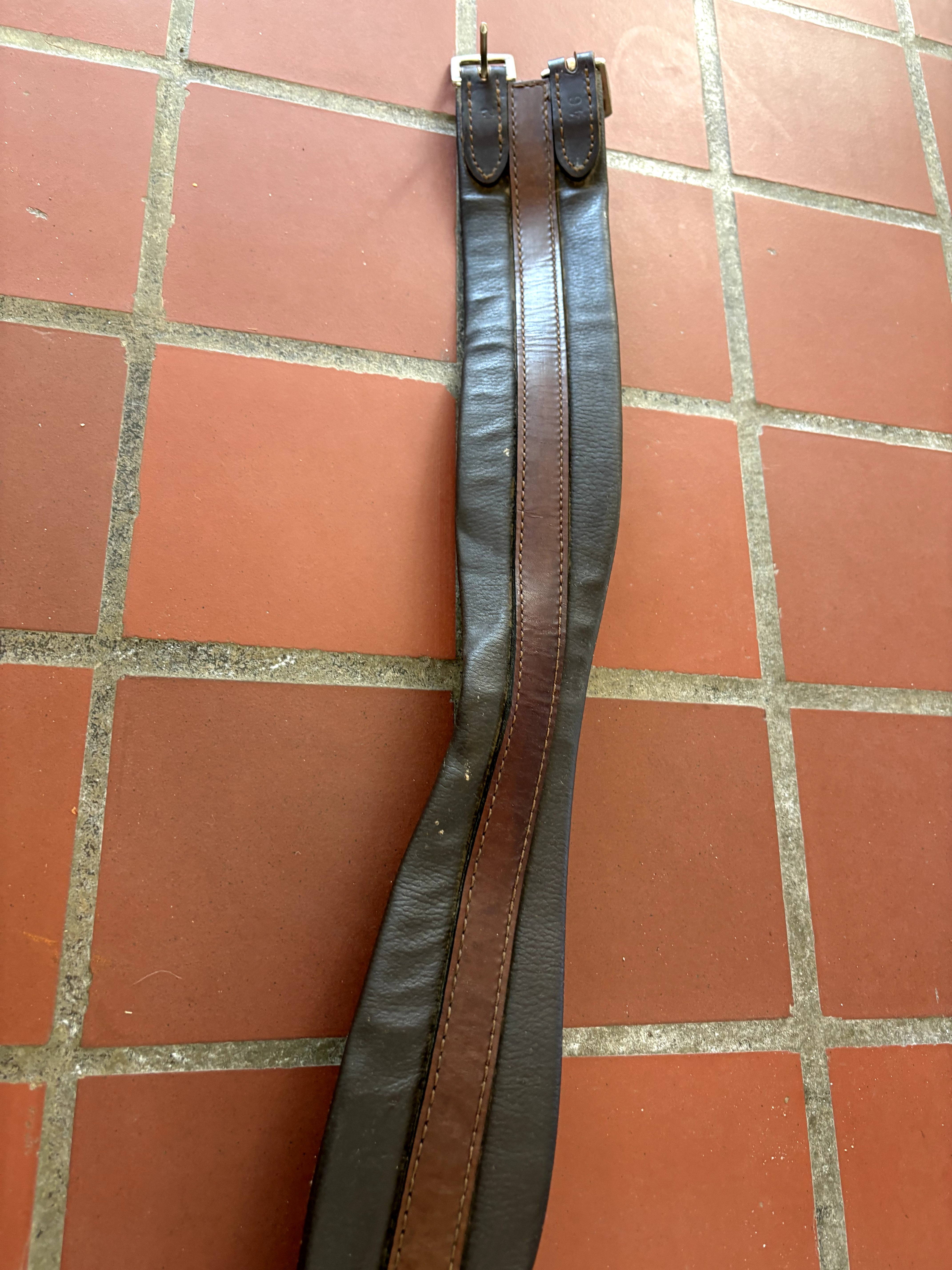 Leather English Girths – 46” Whitman + 48” Vintage Leather Best Offers Considered! | Used | Size: 46 and 48