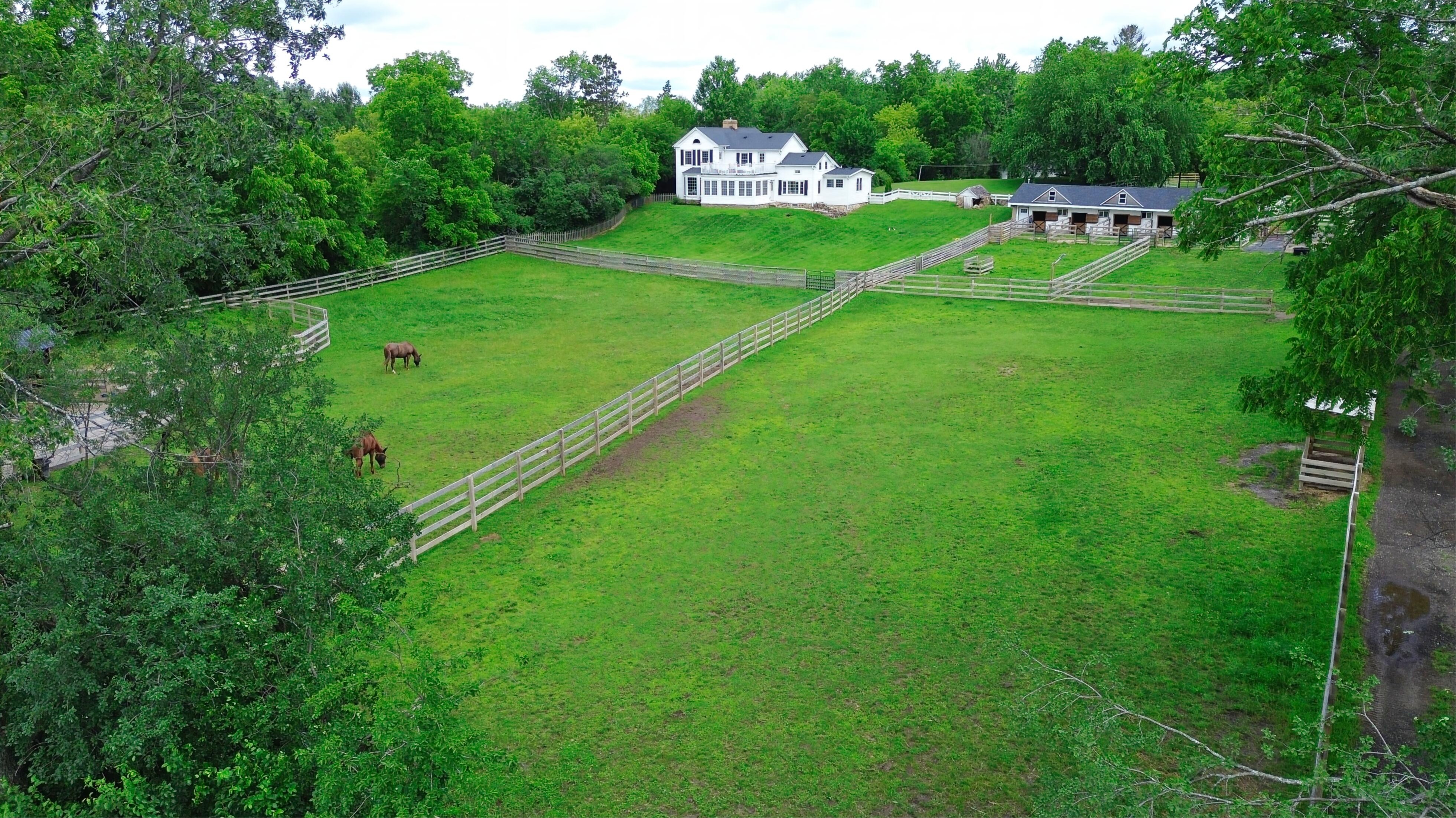 LUXURY EQUESTRIAN ESTATE---owner financing available! | Living Quarters + Stables | For Sale